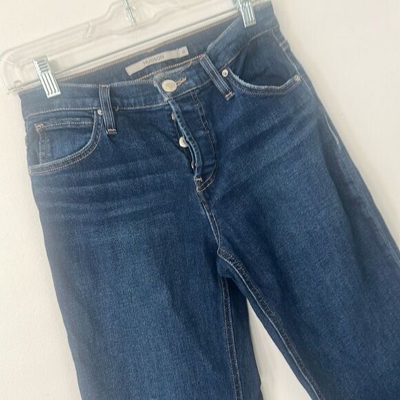 Hudson Women's Rosie High-Rise Wide-Leg Ankle Jeans 25 - Picture 2 of 7